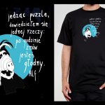 Koszulka z cytatem czarna: PROJEKT