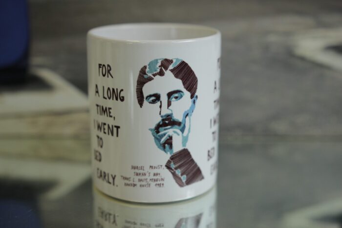 Kubek biały 330 ml: Proust