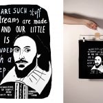 Torba bawełniana czarna: Shakespeare