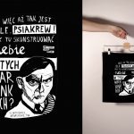 Torba bawełniana czarna: Witkacy Psiakrew