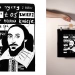 Torba bawełniana czarna: Szekspir Miłość