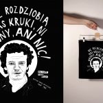 Torba bawełniana czarna: Stachura Nie rozdziobią