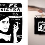 Torba bawełniana czarna: Sontag Feministka