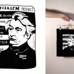 Torba bawełniana czarna: Mickiewicz Tymczasem przenoś