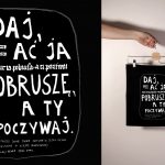 Torba bawełniana czarna: Daj ać pobruszę