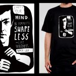 Koszulka z cytatem czarna: PROJEKT ENG