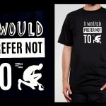 Koszulka z cytatem czarna: PROJEKT ENG