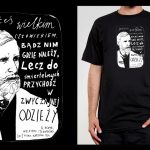 Koszulka z cytatem czarna: PROJEKT
