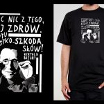 Koszulka z cytatem czarna: PROJEKT