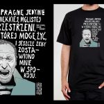 Koszulka z cytatem czarna: PROJEKT