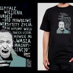 Koszulka z cytatem czarna: PROJEKT