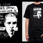 Koszulka z cytatem czarna: PROJEKT