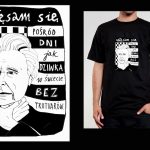 Koszulka z cytatem czarna: PROJEKT