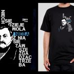 Koszulka z cytatem czarna: PROJEKT