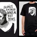 Koszulka z cytatem czarna: PROJEKT