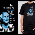 Koszulka z cytatem czarna: PROJEKT