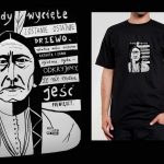 Koszulka z cytatem czarna: PROJEKT