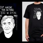 Koszulka z cytatem czarna: PROJEKT