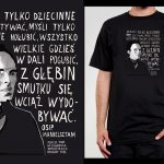Koszulka z cytatem czarna: PROJEKT