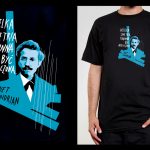 Koszulka z cytatem czarna: PROJEKT