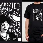 Koszulka z cytatem czarna: PROJEKT