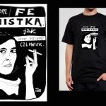 Koszulka z cytatem czarna: PROJEKT