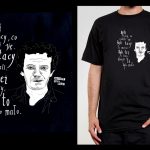 Koszulka z cytatem czarna: PROJEKT