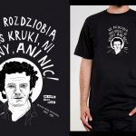 Koszulka z cytatem czarna: PROJEKT