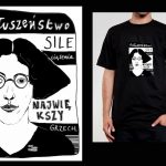 Koszulka z cytatem czarna: PROJEKT