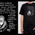 Koszulka z cytatem czarna: PROJEKT