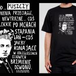 Koszulka z cytatem czarna: PROJEKT