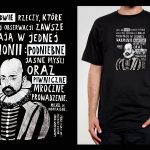 Koszulka z cytatem czarna: PROJEKT