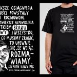 Koszulka z cytatem czarna: PROJEKT