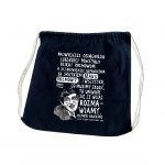 Plecak bawełniany: PROJEKT