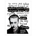 Pocztówka: Baczyński "Porcelanowa Dziewczynka"