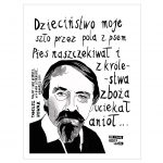 Pocztówka: Baczyński "Porcelanowa Dziewczynka"