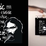 Torba bawełniana czarna: Papusza