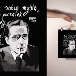 Torba bawełniana czarna: Bowie