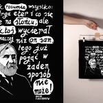 Torba bawełniana czarna: Bowie