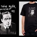 Koszulka z cytatem czarna: PROJEKT