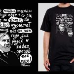 Koszulka z cytatem czarna: PROJEKT