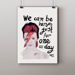 Plakat A2: Bowie