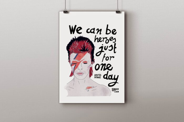 Plakat A2: Bowie