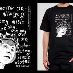 Koszulka z cytatem czarna: PROJEKT