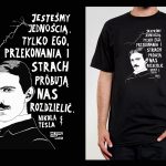 Koszulka z cytatem czarna: PROJEKT