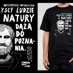 Koszulka z cytatem czarna: PROJEKT