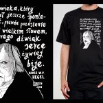 Koszulka z cytatem czarna: PROJEKT
