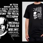 Koszulka z cytatem czarna: PROJEKT