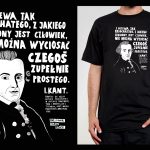 Koszulka z cytatem czarna: PROJEKT