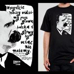 Koszulka z cytatem czarna: PROJEKT